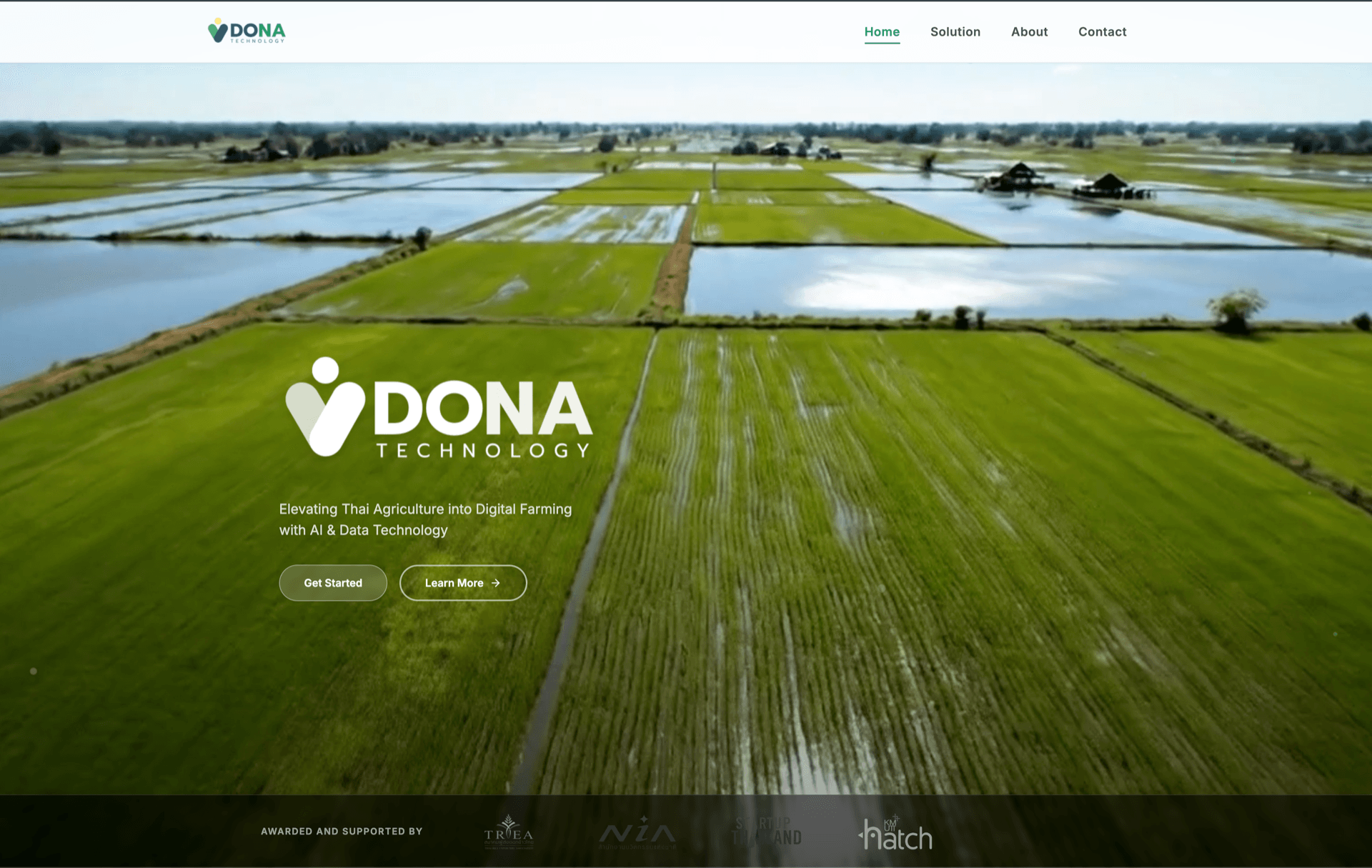 DONA Agritech Startup — เทคโนโลยีการเกษตรดิจิทัลและ AI